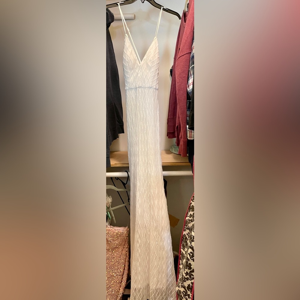 PromGirl Chic White Dress